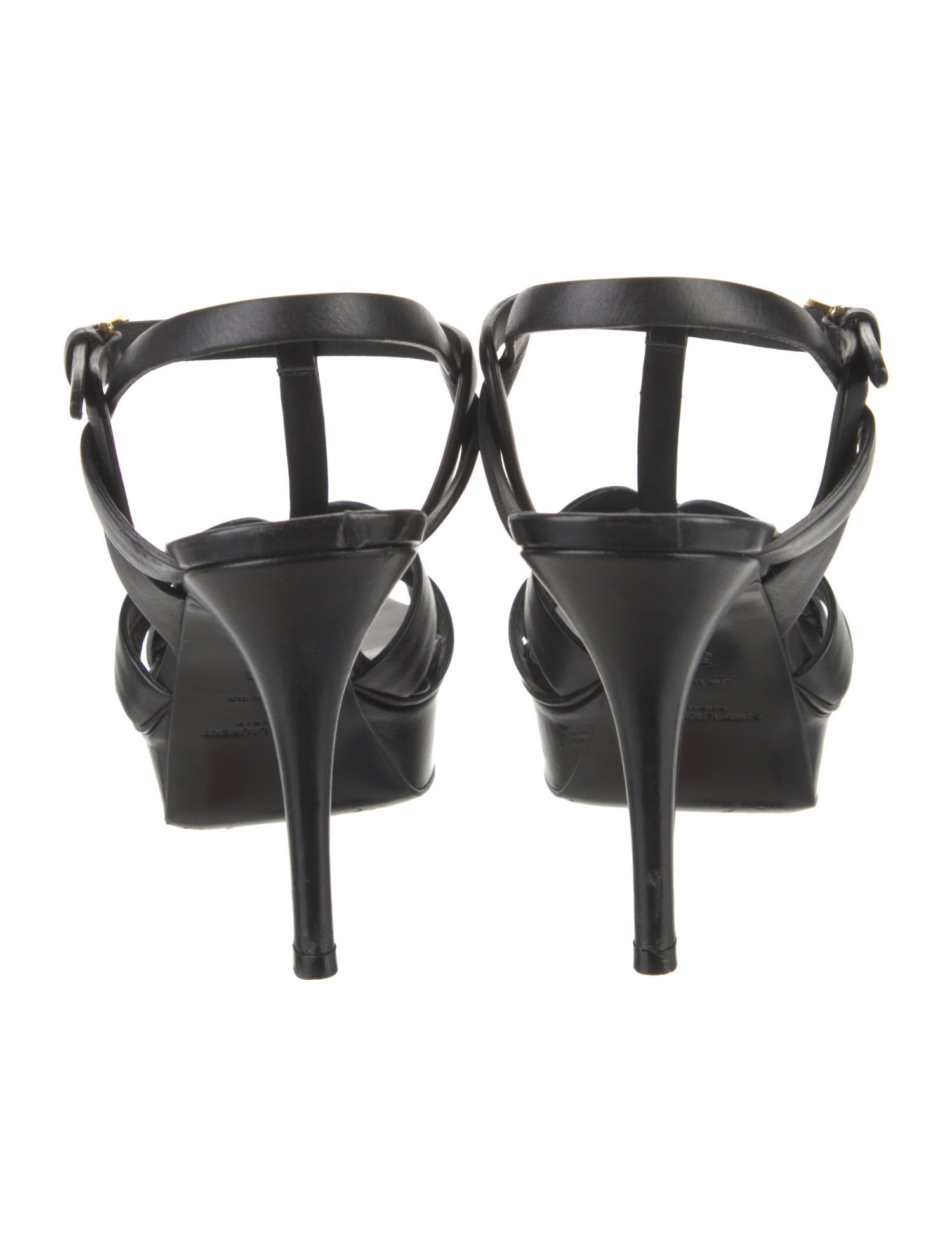 Yves Saint Laurent Leather T-Strap Pumps